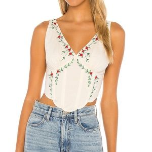 Revolve LPA Alec corset Top, size XS